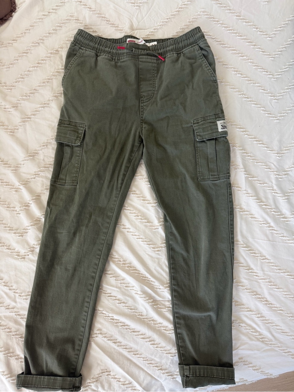 Levi's Olive Green Cargo Joggers